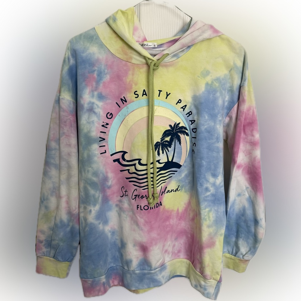 St. George Island Hooded Sweatshirt, size small, NWOT, lightweight